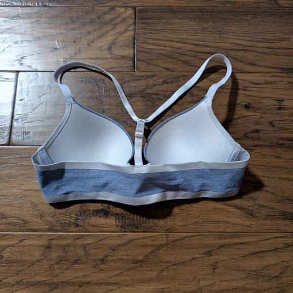 New aerie Perky Push Up demi bra blue size 32B - Picture 6 of 12